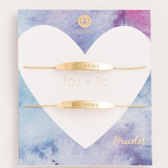 Gorjana Jewelry - Gorjana Gold You & Me Friendship Sister Bracelets